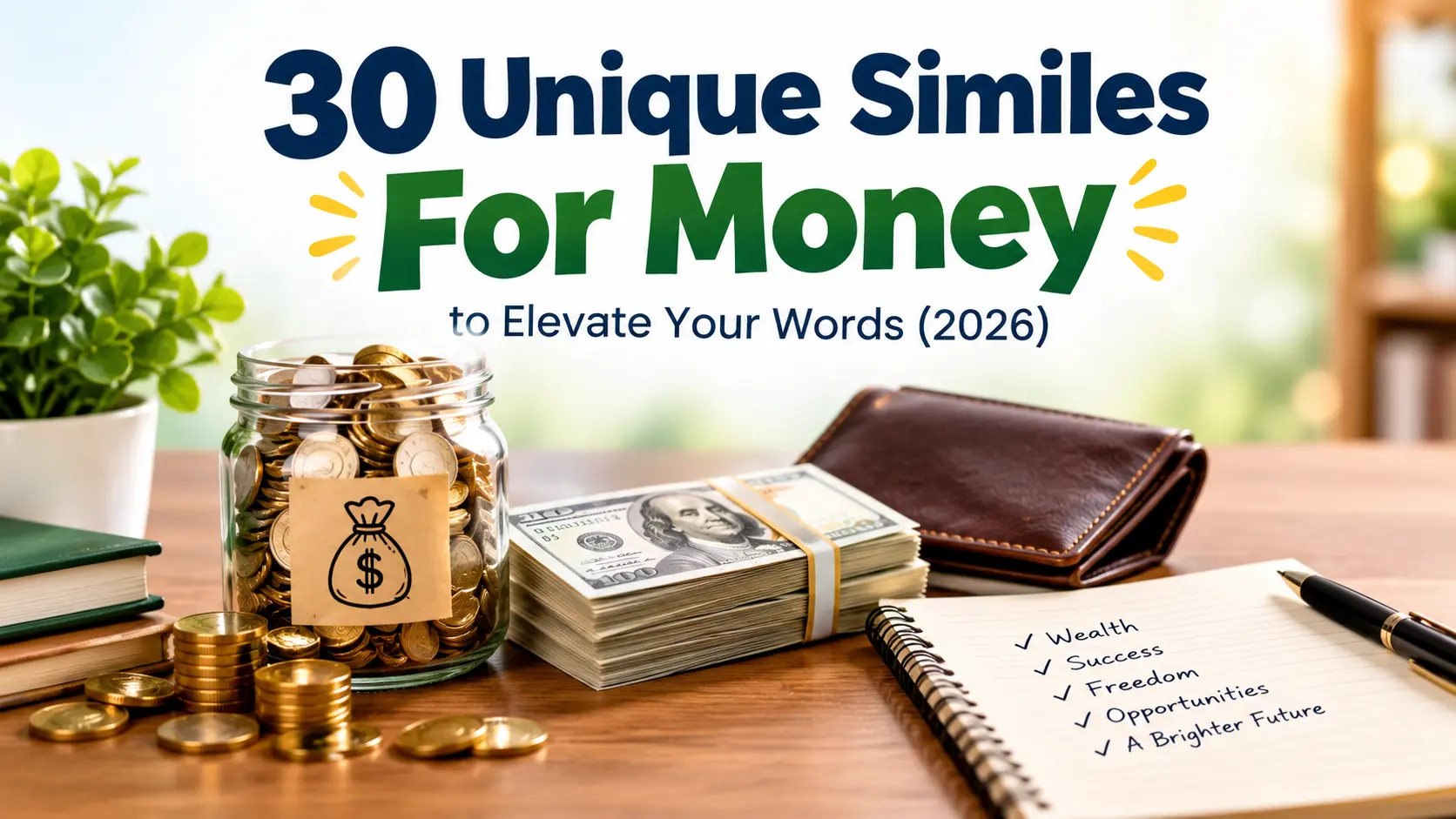 Unique Similes For Money to Elevate Your Words