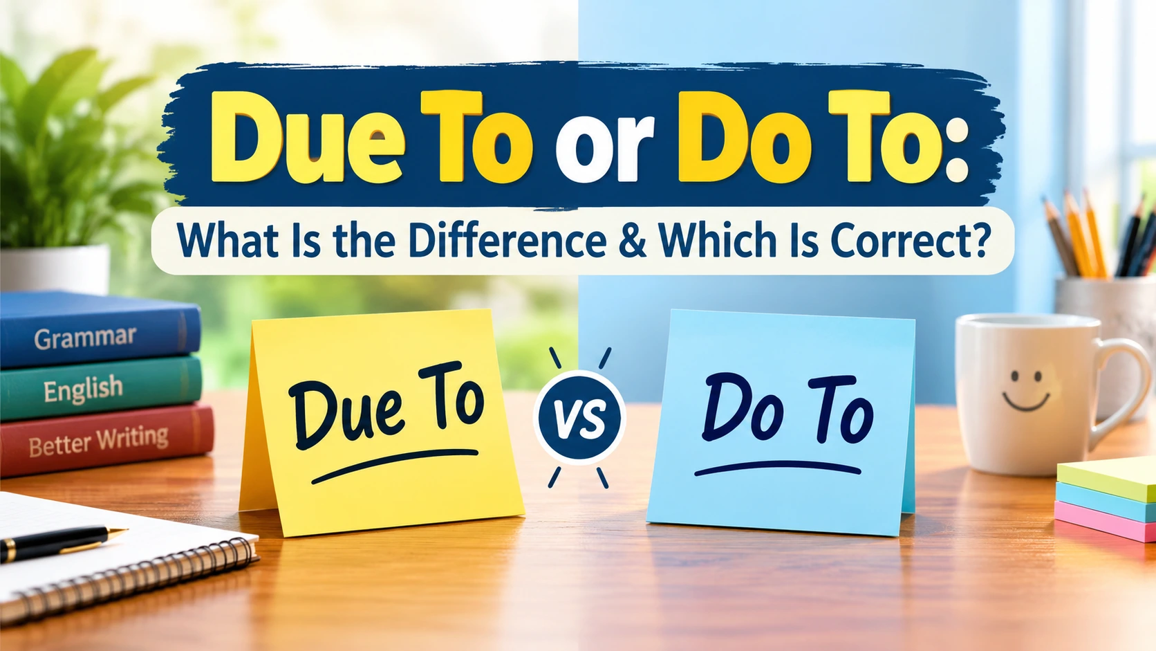 Due To or Do To: What Is the Difference & Which Is Correct?